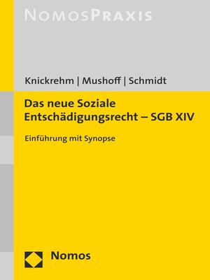 cover image of Das neue Soziale Entschädigungsrecht – SGB XIV